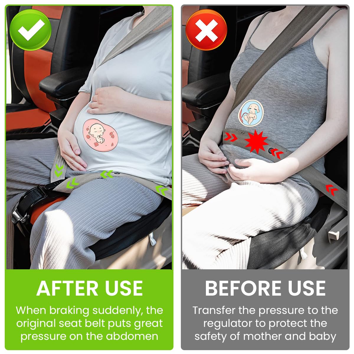 Mommy Belt™ - Pregnancy Seatbelt Adjuster